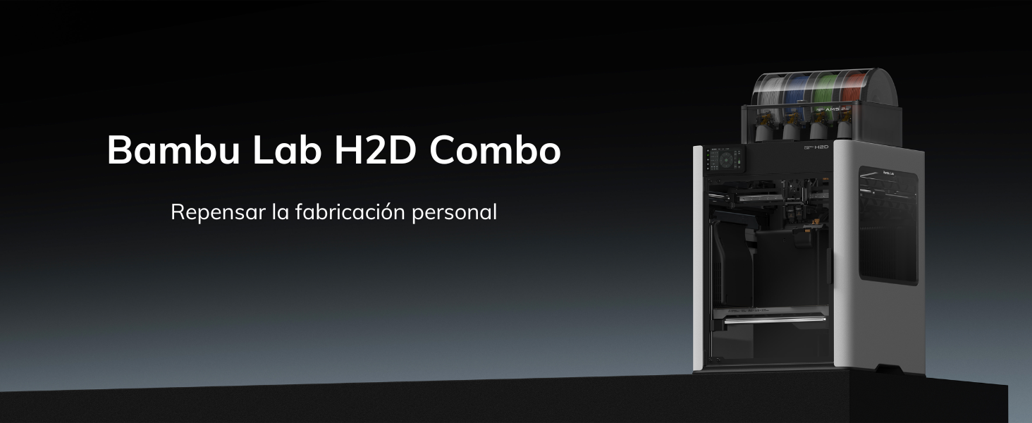 Descubrí el máximo potencial de la fabricación digital con la Bambu Lab H2D, una impresora 3D profesional diseñada para usuarios exigentes que no aceptan compromisos.
